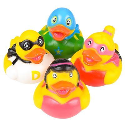 Rhode Island Novelty - Rubber Ducks - SUPER HERO DUCKIES (Set of 4 Styles)