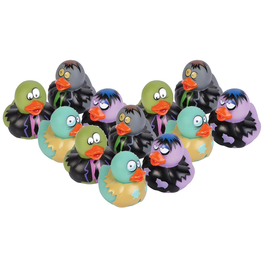 Rhode Island Novelty - Rubber Ducks - ZOMBIE DUCKS (1 Dozen)