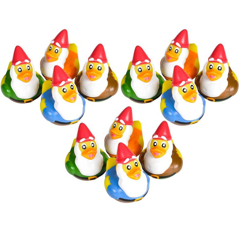 Rhode Island Novelty - Rubber Ducks - GNOME DUCKIES (1 Dozen)