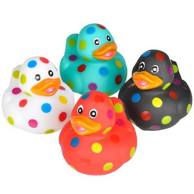 Rhode Island Novelty - Rubber Ducks - POLKA DOT DUCKIES (Set of 4 Styles)