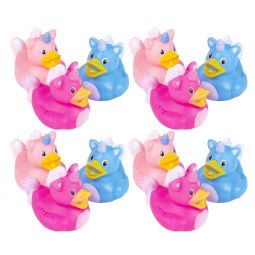 Rhode Island Novelty - Rubber Ducks - UNICORN DUCKIES (1 Dozen)