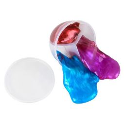 Rhode Island Novelty - GALAXY SLIME TUB (3 Colors Inside)(2.25 inch)