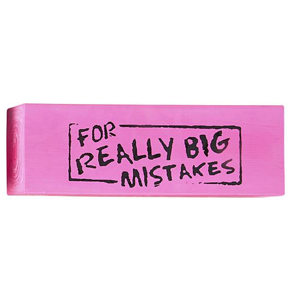 Rhode Island Novelty - JUMBO BIG MISTAKE WEDGE ERASER (6 inch)