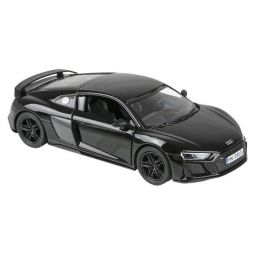 RI Novelty - Pull Back Die-Cast Metal Vehicle - 2020 AUDI R8 COUPE (Black)(5 inch)