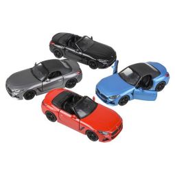 Rhode Island Novelty - Pull Back Die-Cast Metal Vehicles - BMW Z4s (Set of 4 Colors)(5 inch)