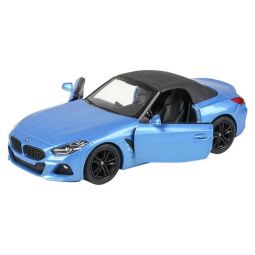 Rhode Island Novelty - Pull Back Die-Cast Metal Vehicle - BMW Z4 (Blue)(5 inch)
