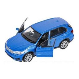 Rhode Island Novelty - Pull Back Die-Cast Metal Vehicle - BMW X5 (Blue)(5 inch)