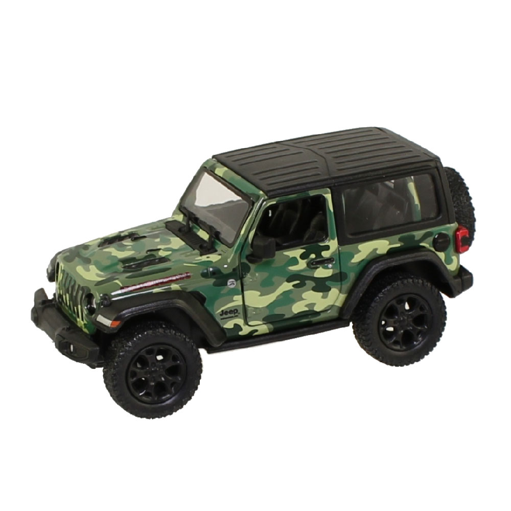RI Novelty - Pull Back Die-Cast Metal Vehicle - 2018 JEEP WRANGLER (Green  Camo)(5 inch) 1:34 Scale:  - Toys, Plush, Trading Cards,  Action Figures & Games online retail store shop sale