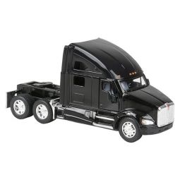 Rhode Island Novelty - Pull Back Die-Cast Vehicle - KENWORTH T700 TRUCK (Black)(5 inch)