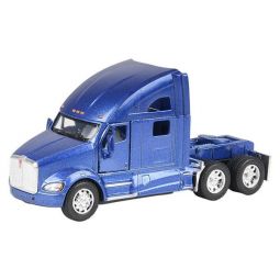 Rhode Island Novelty - Pull Back Die-Cast Vehicle - KENWORTH T700 TRUCK (Blue)(5 inch)