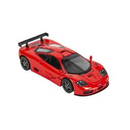RI Novelty - Pull Back Die-Cast Metal Vehicle - 1995 MCLAREN F1 GTR (Red)(5 inch) 1:34 Scale
