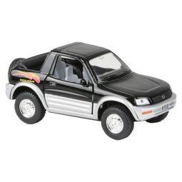 RI Novelty - Pull Back Die-Cast Metal Vehicle - TOYOTA RAV4 (Black)(5 inch)