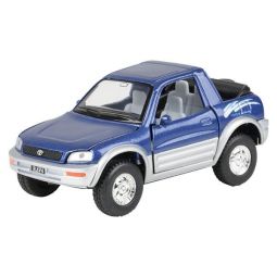 RI Novelty - Pull Back Die-Cast Metal Vehicle - TOYOTA RAV4 (Blue)(5 inch)