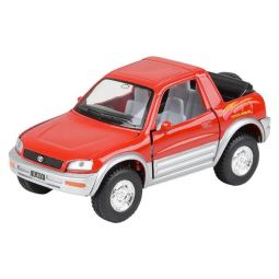 RI Novelty - Pull Back Die-Cast Metal Vehicle - TOYOTA RAV4 (Red)(5 inch)