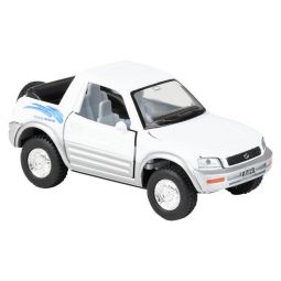 RI Novelty - Pull Back Die-Cast Metal Vehicle - TOYOTA RAV4 (White)(5 inch)