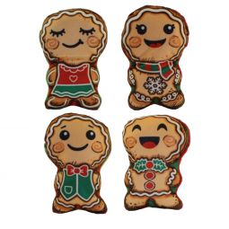 Generic Value Plush - GINGERBREAD COOKIES (Set of 4 Styles)(5 inch)