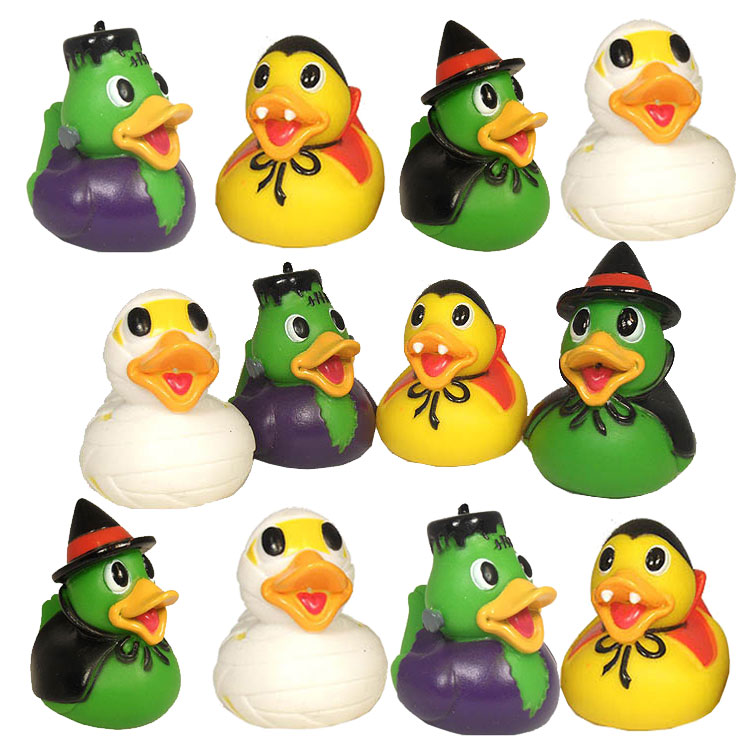 Rhode Island Novelty - Rubber Ducks - HALLOWEEN COSTUME DUCKS (1 Dozen)