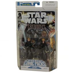 Star Wars Comic Pack - LUKE SKYWALKER & DEENA SHAN with Comic Book (Star Wars Rebellion #3)
