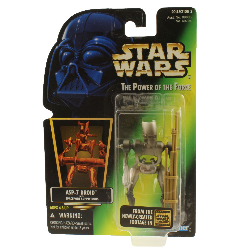 Star Wars - Power of the Force (POTF) - Action Figure - ASP-7 Droid (3.75 inch)