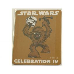 Star Wars - Celebration IV Refrigerator Magnet - CHEWBACCA (3 x 2.5 inch) *Exclusive*