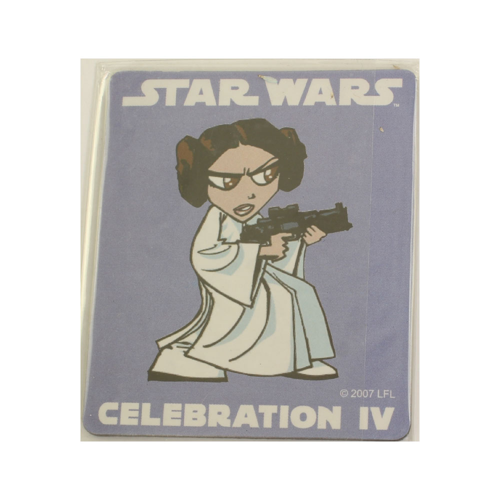 Star Wars - Celebration IV Refrigerator Magnet - PRINCESS LEIA (3 x 2.5 inch) *Exclusive*