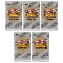 Topps 2021 Sticker Cards Garbage Pail Kids - Go On Vacation - PACKS (5 Pack Lot)[40 Cards Total]