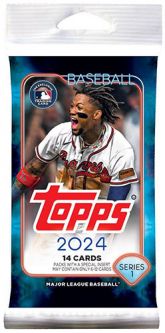Topps Major League Baseball (MLB) Trading Cards 2024 Series One - PACK (14 Cards)
