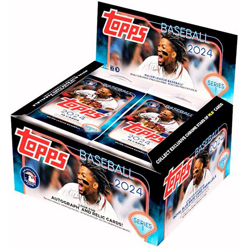 Topps Major League Baseball (MLB) Trading Cards 2024 Series One BOX [20 Packs]