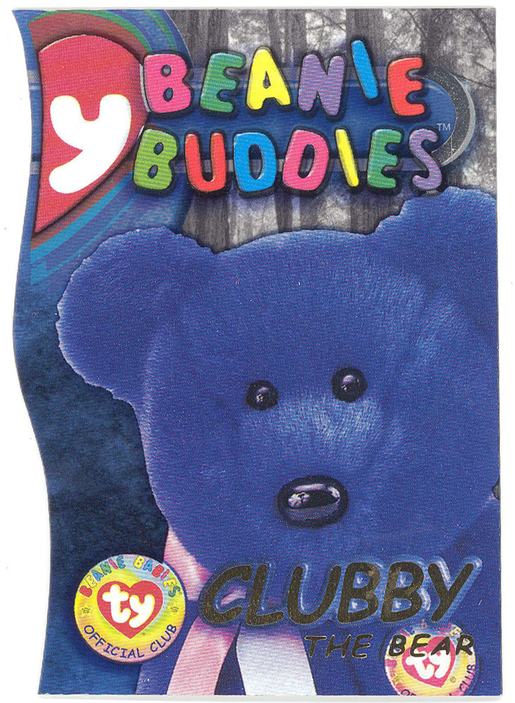TY Beanie Babies BBOC Card - Clubby Edition - Beanie/Buddy Right - CLUBBY (Gold)