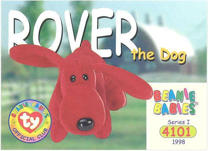 Series 2 Common NM/Mint BUTCH the Dog TY Beanie Babies BBOC Card