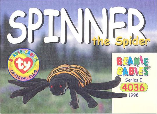 Ty Beanie Baby Spinner The Spider Toy for sale online 