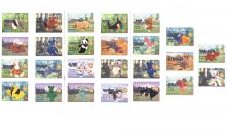 TY Beanie Babies BBOC Cards - Series 1 Birthday (BLUE) - COMPLETE SET of 25