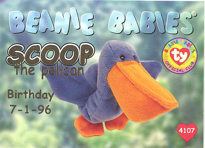 NM/M GOLD TY Beanie Babies BBOC Card - KNUCKLES the Pig Series 3 Birthday 