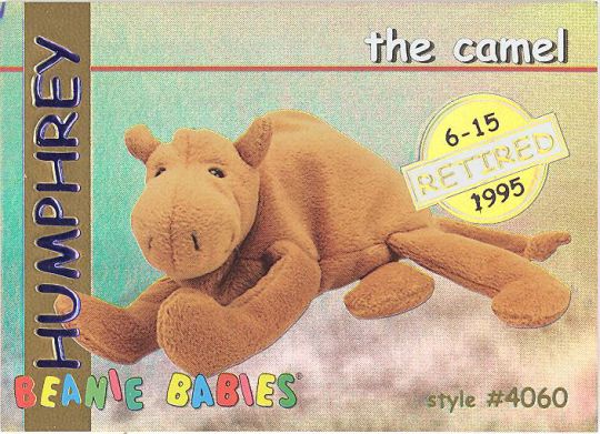 humphrey the camel beanie baby mcdonalds