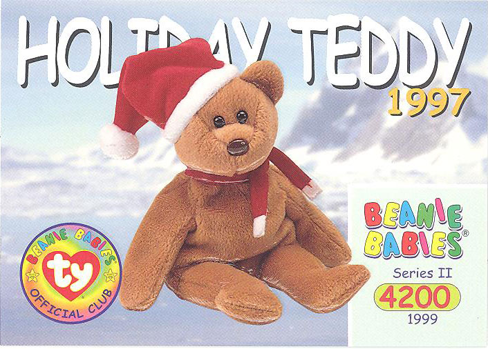 1997 teddy style 4200 beanie baby value