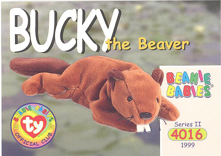 bucky beanie baby value