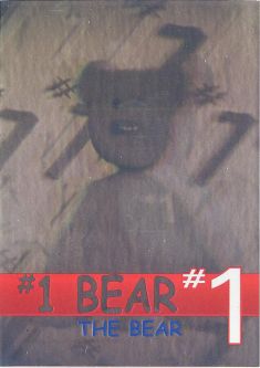 TY Beanie Babies BBOC Card - Series 2 Rare Bear (BLUE) - #1 BEAR (#/6667)