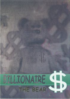 TY Beanie Babies BBOC Card - Series 2 Rare Bear (GREEN) - BILLIONAIRE (#/2222)