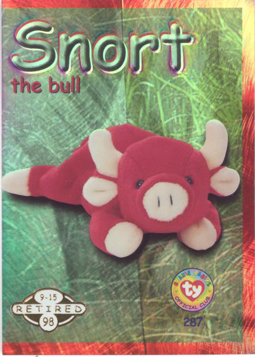 TY Beanie Babies BBOC Card - Series 2 Retired (GOLD