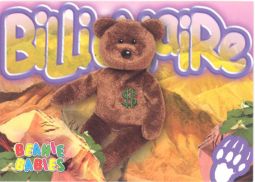 TY Beanie Babies BBOC Card - Series 3 Common - BILLIONAIRE the Bear