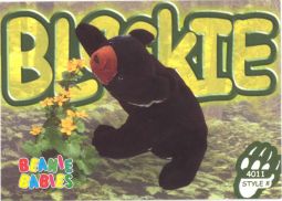 TY Beanie Babies BBOC Card - Series 3 Common - BLACKIE the Bear