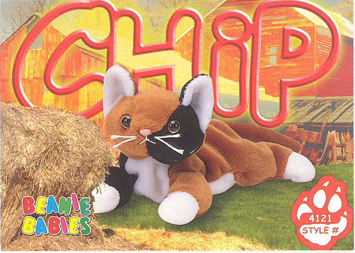 Series 1 Common TY Beanie Babies BBOC Card POUNCE the Cat NM/Mint 