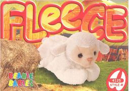 TY Beanie Babies BBOC Card - Series 3 Common - FLEECE the Lamb