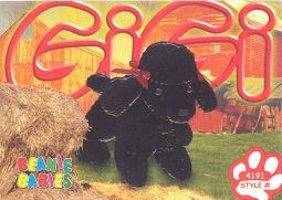 TY Beanie Babies BBOC Card - Series 3 Common - GIGI the Poodle