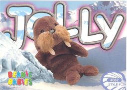 TY Beanie Babies BBOC Card - Series 3 Common - JOLLY the Walrus