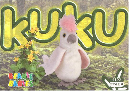 Kuku beanie baby sale