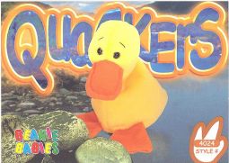 TY Beanie Babies BBOC Card - Series 3 Common - QUACKERS the Duck