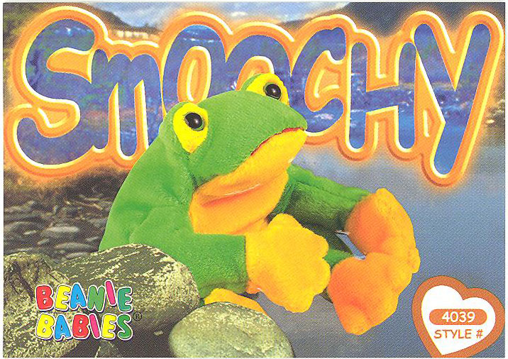 Beanie Babies frog Smoochy