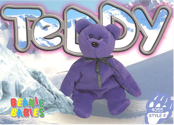 Series 3 Birthday - 1999 SIGNATURE BEAR NM/M TY Beanie Babies BBOC Card GOLD 