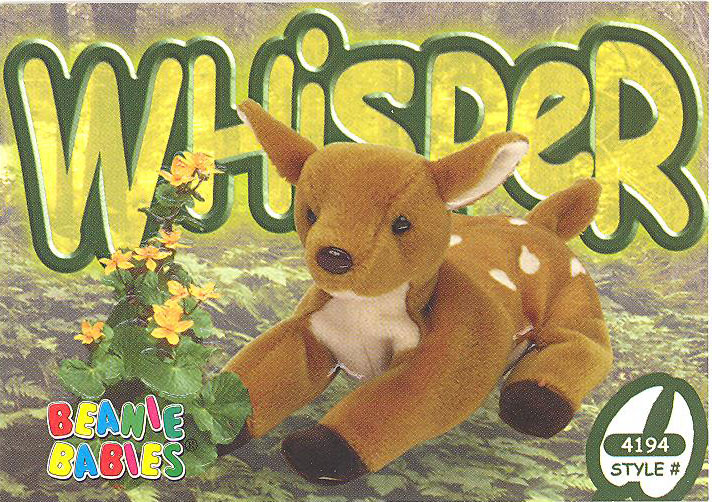 TY Beanie Babies BBOC Card Series 3 Wild NM/Mint - SPOOKY the Ghost GOLD 